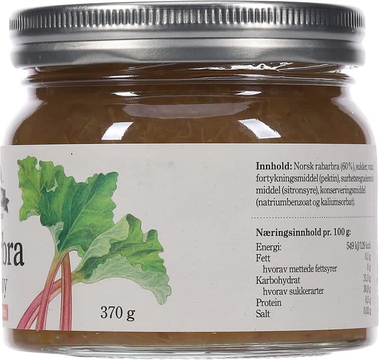 Askim Rhubarb marmalade 370 ml (Rabarbra marmelade)