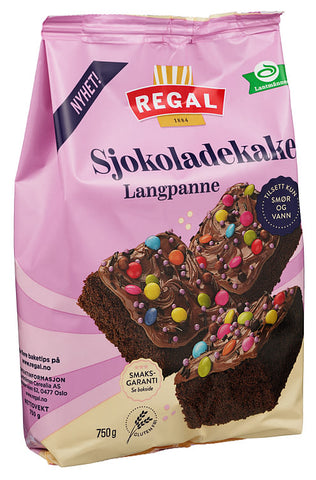 Regal Chocolate cake 700 grams (Sjokoladekake langpanne)