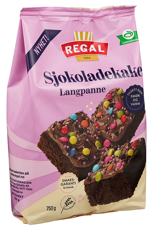 Regal Chocolate cake 700 grams (Sjokoladekake langpanne)