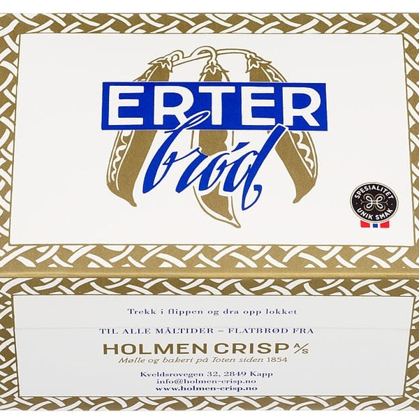 Erterflatbrød Crisp 210g