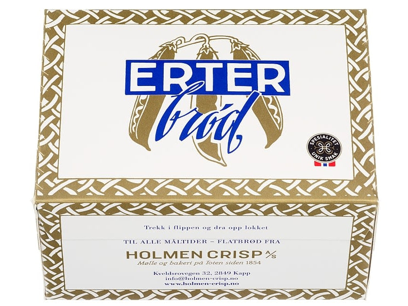 Erterflatbrød Crisp 210g