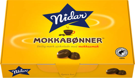Nidar Mocca beans 110 grams (Mokkabønner)