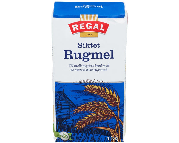 Regal Rye flour sifted ( siktet Rugmel) 1 kg