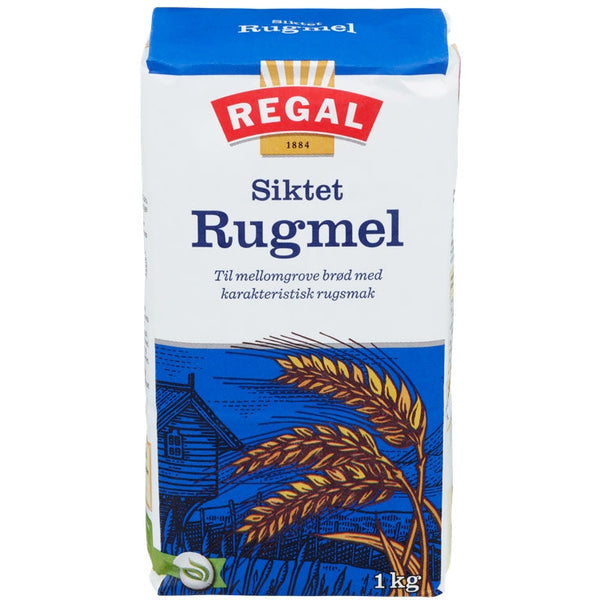 Regal Rye flour sifted ( siktet Rugmel) 1 kg