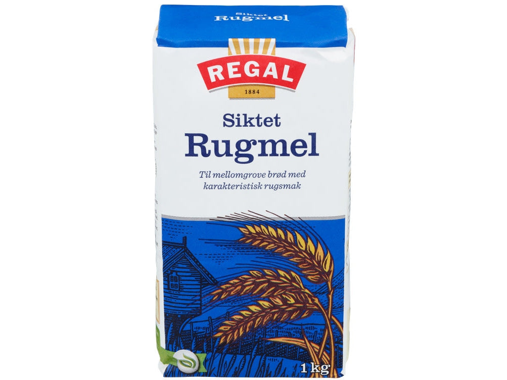 Regal Rye flour sifted ( siktet Rugmel) 1 kg