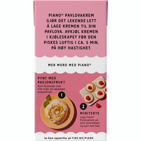 Piano pavlova cream 500 ml (Pavlovakrem)