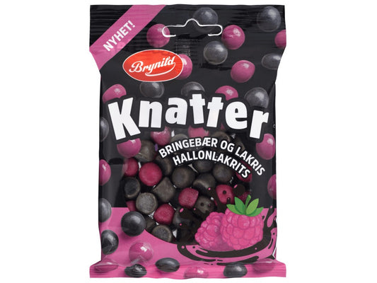 Brynild Knatter Raspberry & Licorice 80 grams