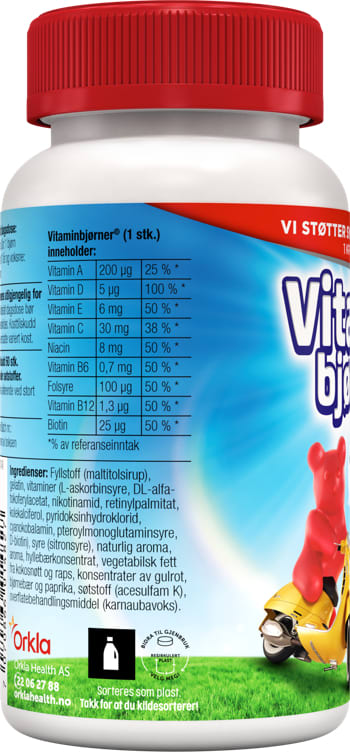 Vitamin bears (Vitaminbjørner) 60 pcs
