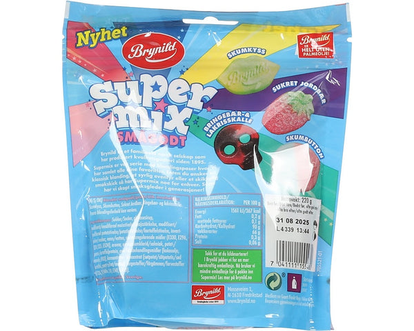 Brynild Supermix pick and mixed candy 220 gram (Smågodt)