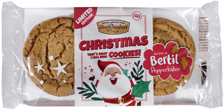 Christmas Cookies 4X45g Aunt Mabels w/Bertil