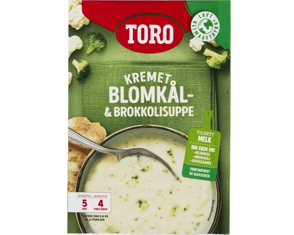 Toro creamy cauliflower and broccoli soup 64 grams (Cauliflower/Broccoli soup)