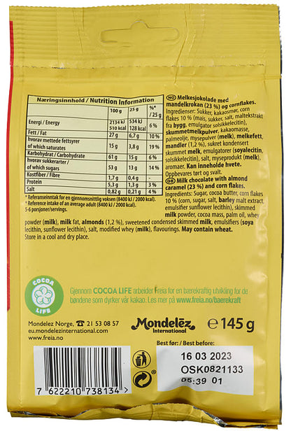 Freia Daim chocolate pieces 145 gram (Småbiter)