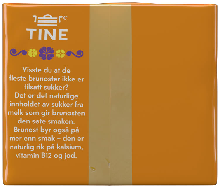Tine Brown cheese 500 gram (Brunost - Fløtemysost)