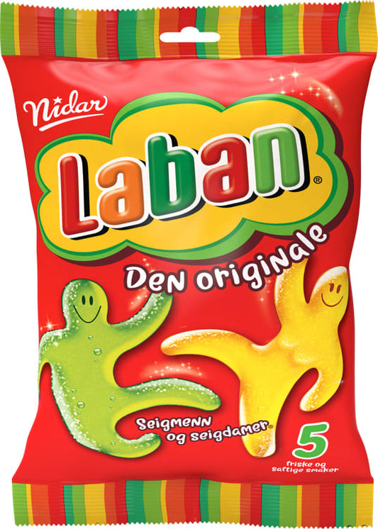 Nidar Laban seigmenn candy 160 gram