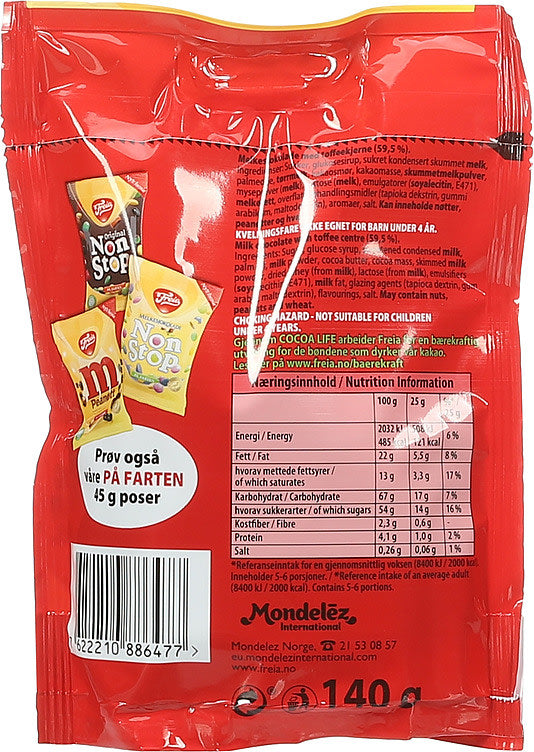 Freia M Toffin toffee bites 140 grams
