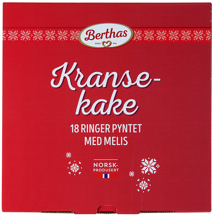 Kransekake 18 rings 900 grams