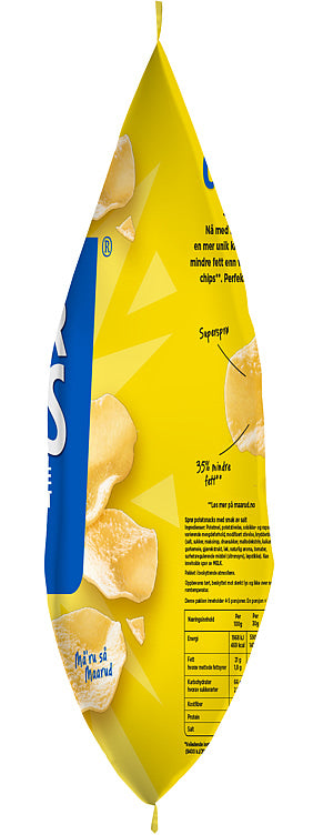 Maarud Superchips potatochips salt 130 gram