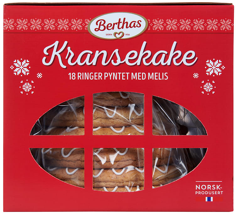 Kransekake 18 rings 900 grams