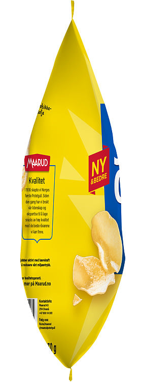 Maarud Superchips potatochips salt 130 gram
