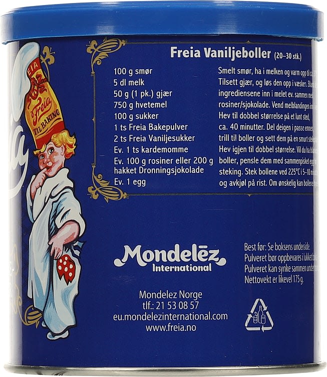 Freia Vanillasugar 175 grams (Vaniljesukker)
