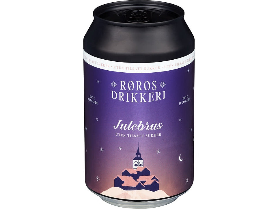 Røros Christmas Soda No added sugar 0,33 liter (Julebrus)