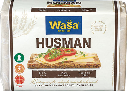 Wasa Husman Crispbread 260 grams (Knekkebrød)