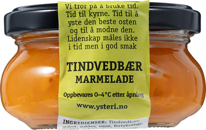 Gangstad Buckthorn marmelade 100 gram (Tindvedbær marmelade)