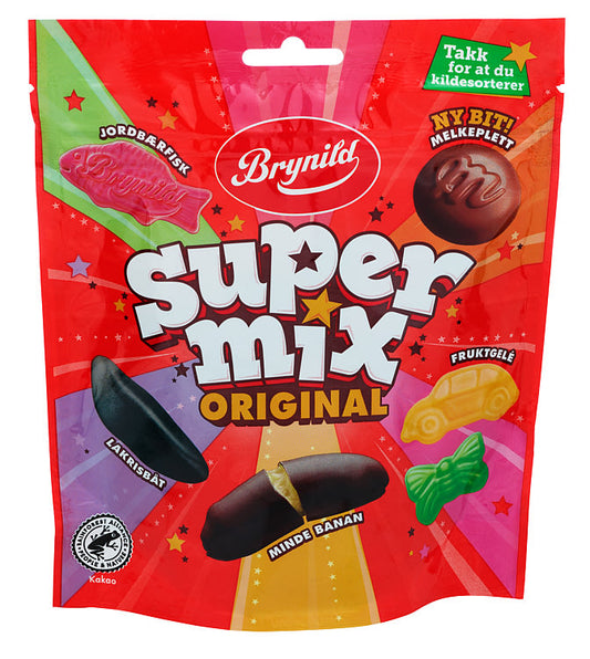 Brynild Supermix original mixed candy 220 gram