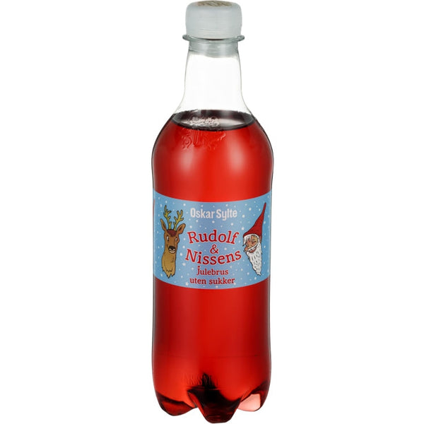 Christmas Soda sugar free 0,5 liter (Rudolf og Nissen Julebrus sukkerfri)