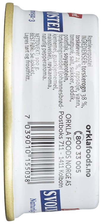 Svolvær liver pate 100 gram (Svolværpostei)