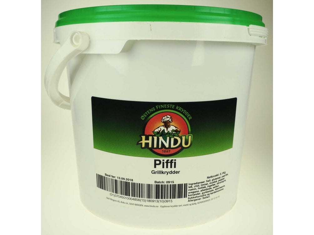 Hindu Piffi Grillkrydder 3,1 kgs