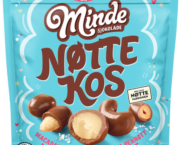 Minde Nøttekos chocolate covered nuts 160 grams
