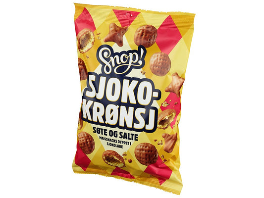 Chocolate-Coated cornsnacks (Sjoko Krønsj) 200 grams