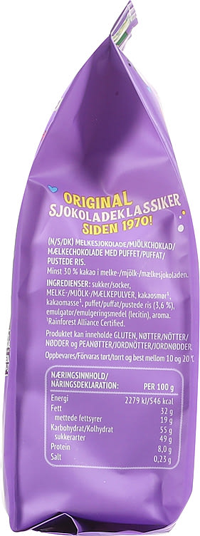 Minde Rice choclate 240 gram (Risbrød)