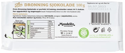 Freia Queen chocolate 100 gram (Dronning sjokolade)