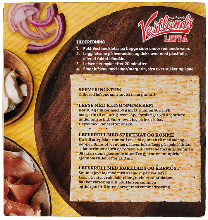 Vestlandslefse pastry 360 gram (10 pack)