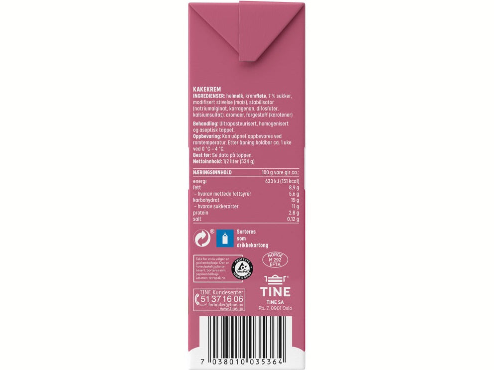 Piano Rum custard 500 ml (Romkrem)