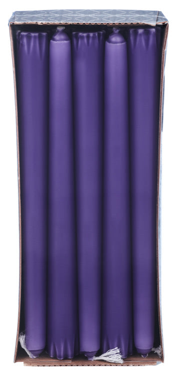 Advent candles purple (stearinlys) 10 pk