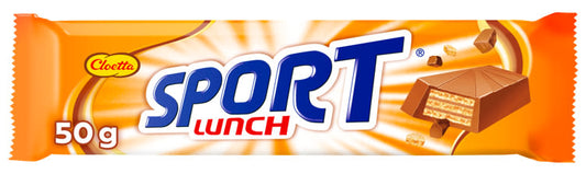 Cloetta Sport lunch double chocolate bar 50 gram