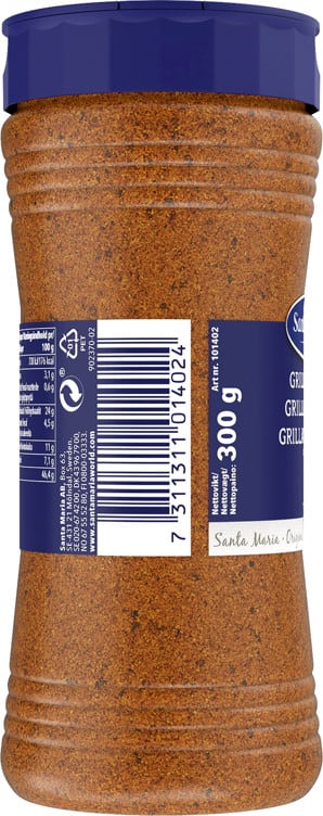 Santa Maria Grill Spicemix (grillkrydder) 300 gram