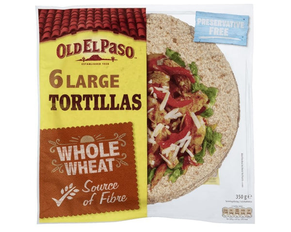 Tortillas Whole Wheat 6pcs 350g