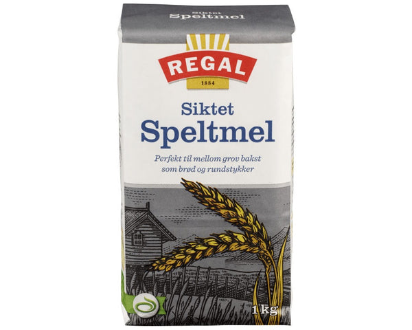 Regal Spelt Flour fine 1 kg (Siktet Speltmel)