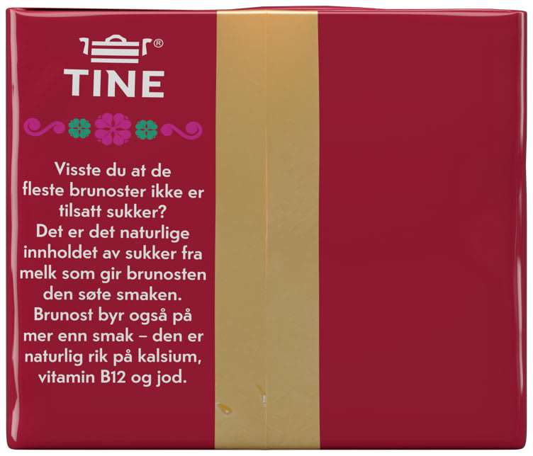 Tine Brown cheese 500 gram (Brunost – Gudbrandsdalsost G35)