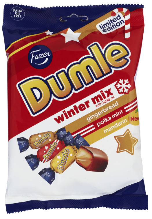 Dumle Winter mix 180 grams (Vintermix Jul)