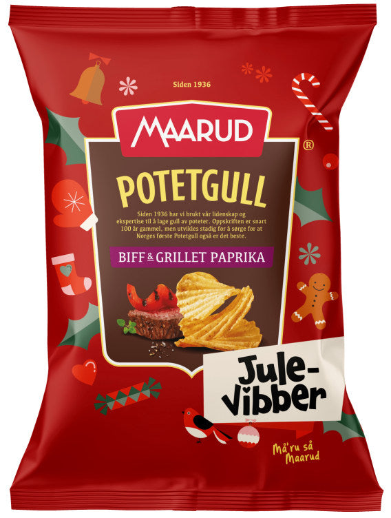 Maarud Steak & Grilled Peppers 200g (Biff&Grillet Paprika)