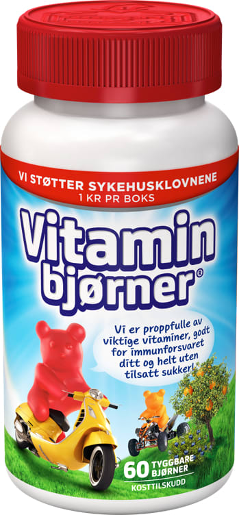 Vitamin bears (Vitaminbjørner) 60 pcs