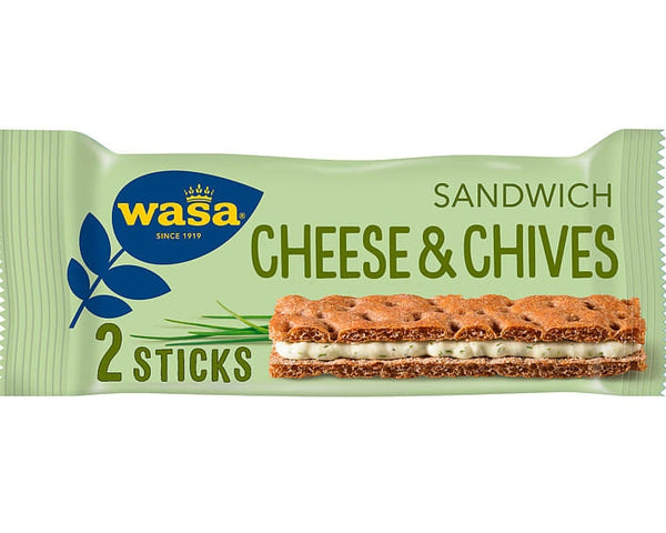 Wasa Sandwich Chives (2 piece) Knekkebrød / Crispbread 37 grams