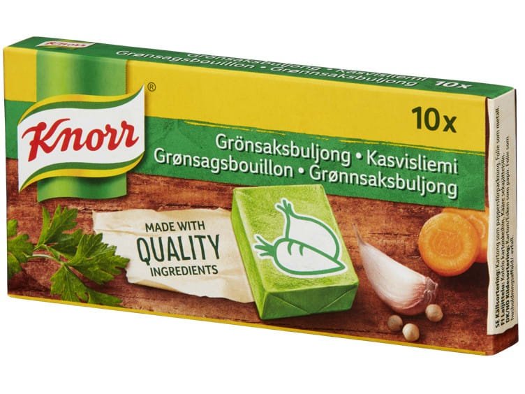 Exp. date sale |  Vegetable broth 10 pcs 100 grams (Grønnsaksbuljong)