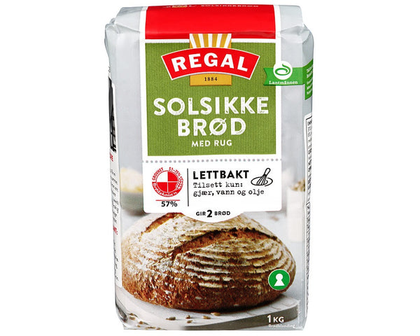 Regal Sunflowerseed Bread baking mix (Solsikkebrød bakemix) 1 kg