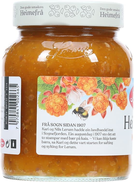 Lerum Cloudberry jam 380 grams (Moltesyltetøy)